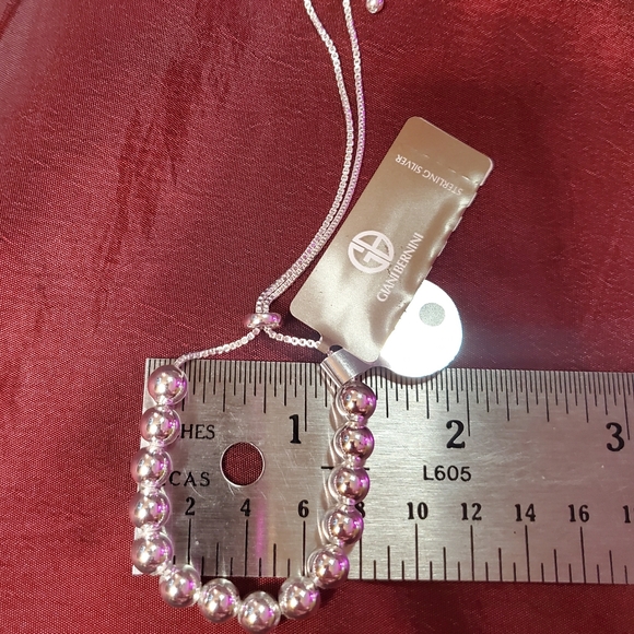 NWT Sterling Silver Giani Bernini Bead Bracelet - Picture 5 of 8